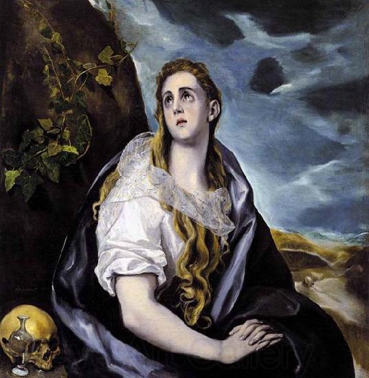 GRECO, El Mary Magdalen in Penitence Spain oil painting art